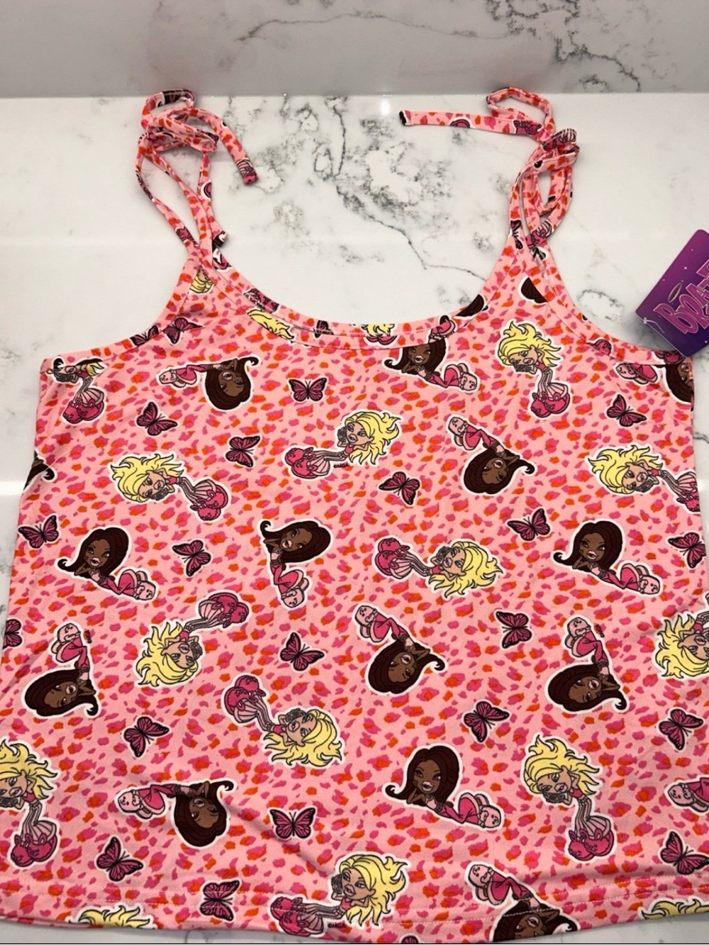 Bratz 2 Piece Pajama Set Size X-Large